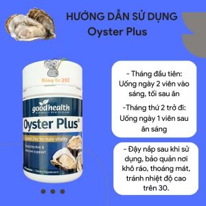 cách dùng tinh chất hàu Oyster Plus 