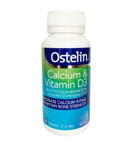 Ostelin Canxi & Vitamin D 130 viên – Thực phẩm bổ sung Canxi ưa dùng tại Úc