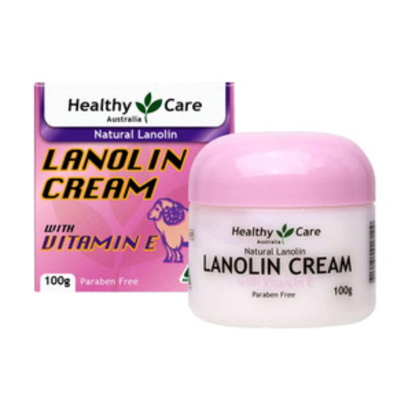 Kem nhau thai cừu Úc – Healthy Care Lanolin cream with Vitamin E cho vẻ đẹp trẻ trung quyến rũ
