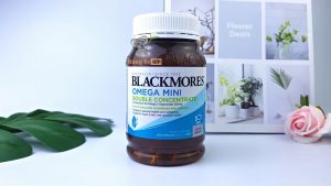 Blackmores Fish Oil Omega Mini Double Concentrate không mùi 400 viên