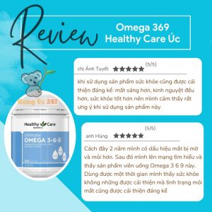 Omega 3 6 9 Healthy Care Ultimate Của Úc