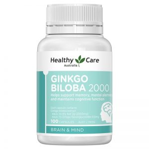 [MẪU MỚI] Bổ não Ginkgo Biloba Healthy Care 100 viên chính hãng Úc
