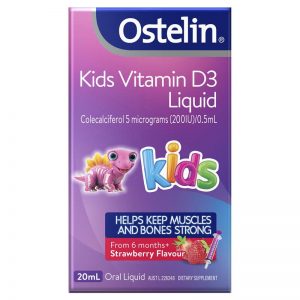 Ostelin Vitamin D3 Liquid dạng nước 20ml cho trẻ từ 6 tháng tuổi