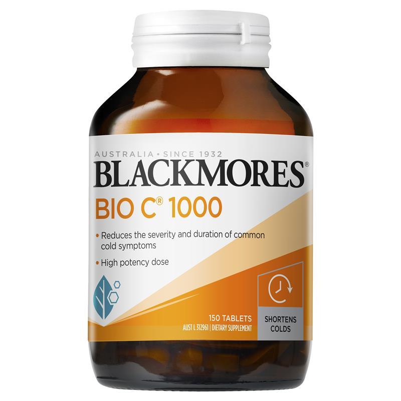 [MẪU MỚI] Vitamin C Blackmores Bio C 31 viên, 62 viên, 150 viên của Úc - Bổ sung Vitamin C hàm lượng cao
