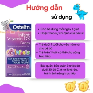 Ostelin vitamin d3 dạng giọt