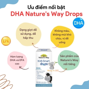 Ưu điểm Nature's Way Kids Smart Drops