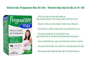 công dụng vitamin bầu pregnacare max