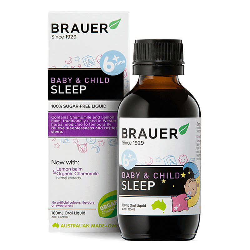 [MẪU MỚI] Siro giúp bé ngủ ngon Brauer Sleep của Úc