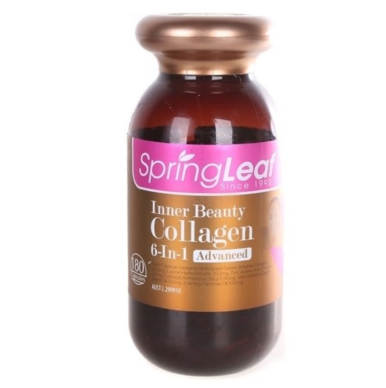 Collagen Spring Leaf 6 in 1 90 viên, 180 viên - Collagen tổng hợp 6 trong 1 của Úc