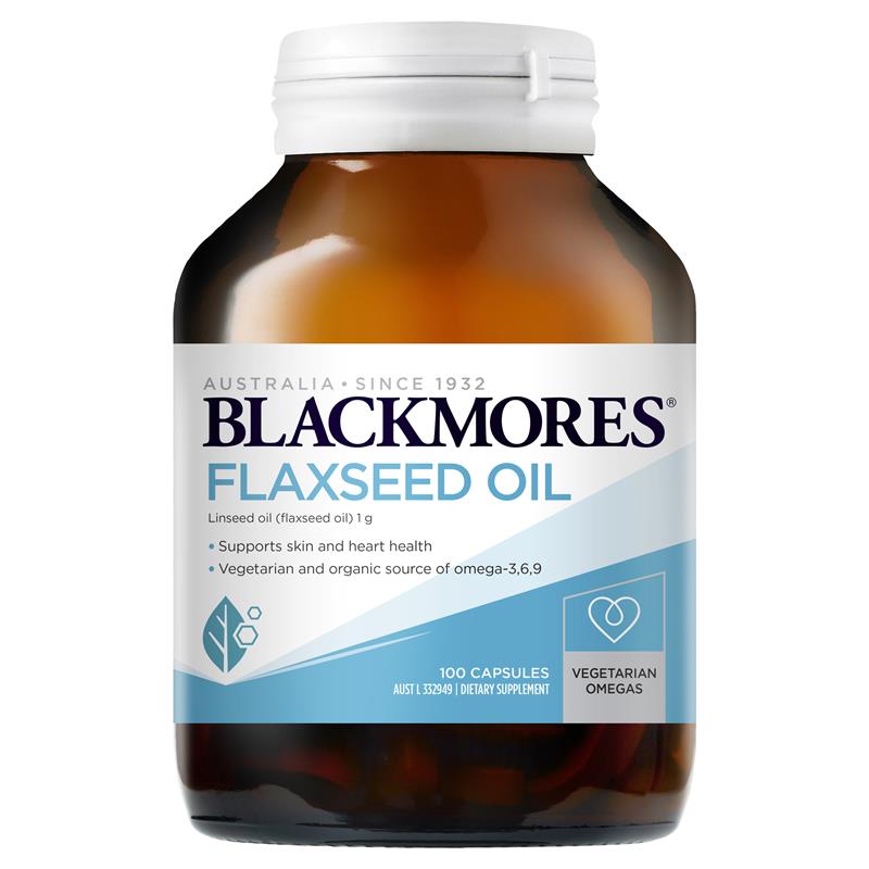 Viên uống dầu hạt lanh Blackmores Flaxseed Oil 100 viên