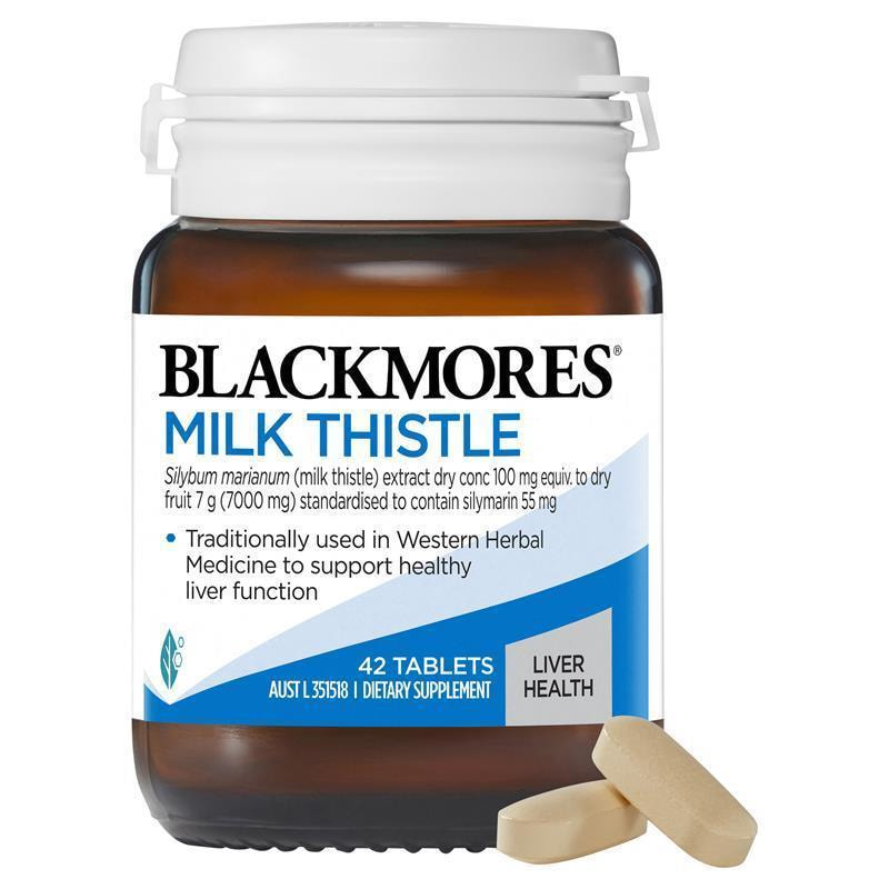 [MẪU MỚI] Viên bổ gan Blackmores Milk Thistle (Lọ 42 viên)