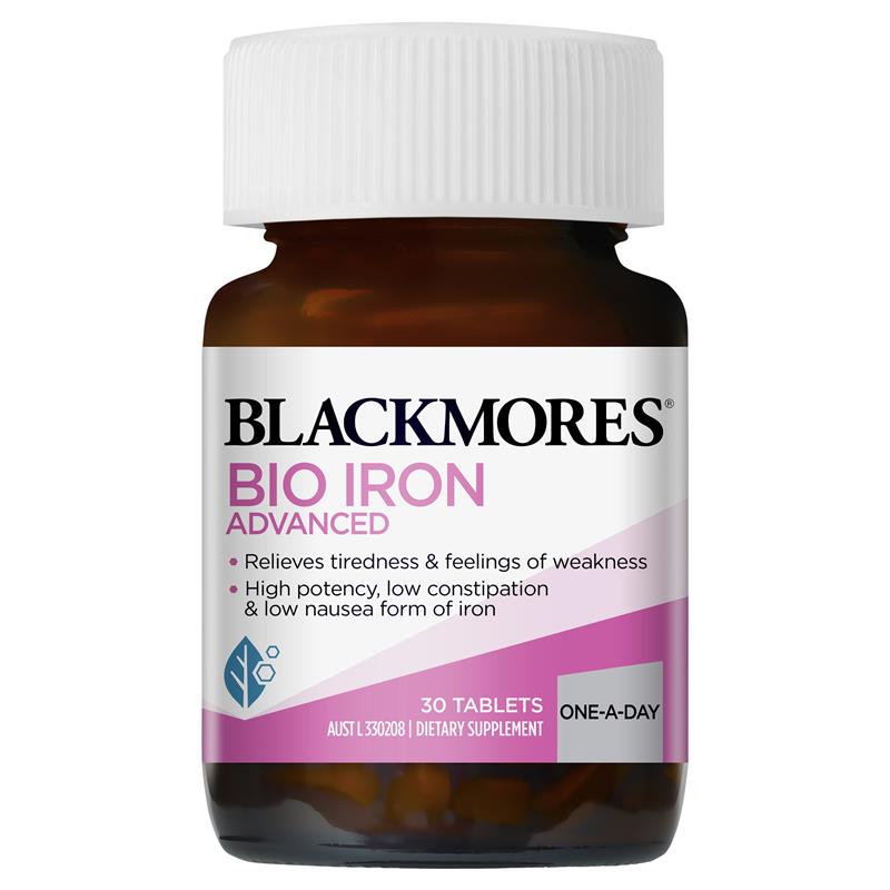 Blackmores Sắt 30 viên – Blackmores Bio Iron Advanced cho người lớn