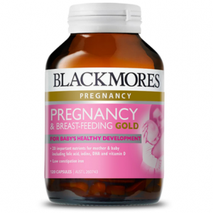 [BLACKMORES] Viên uống cho bà bầu Blackmores Pregnancy And Breast Feeding Gold (Chai 60 viên)