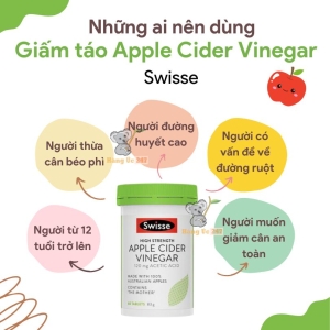 Giấm táo Swisse Apple Cider Vinegar