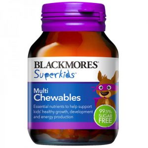 Kẹo ngậm Blackmores SuperKids Multi Chewables 60 viên – Bổ sung dinh dưỡng cho trẻ từ 2 – 12 tuổi