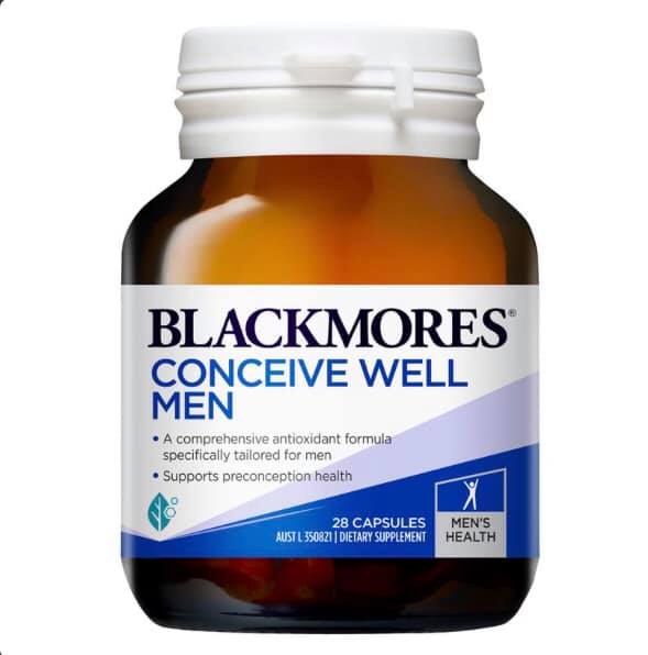 Viên uống Blackmores Conceive Well Men 28 viên – Tăng cường sức khỏe sinh sản cho nam giới