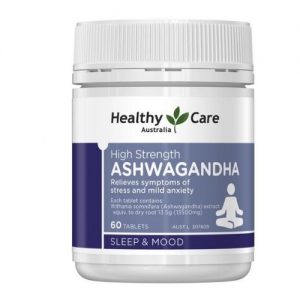 Viên uống cải thiện sức khỏe Healthy Care High Strength Ashwagandha 60 viên