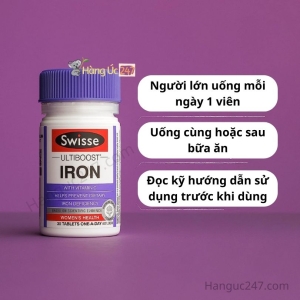 cách dùng swisse iron