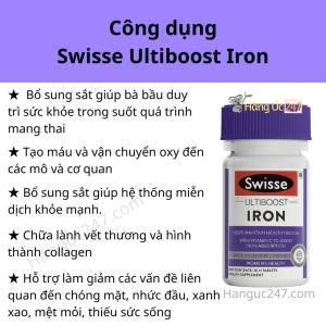 công dụng swisse iron