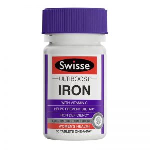 Viên uống bổ sung sắt Swisse Ultiboost Iron 30 viên của Úc