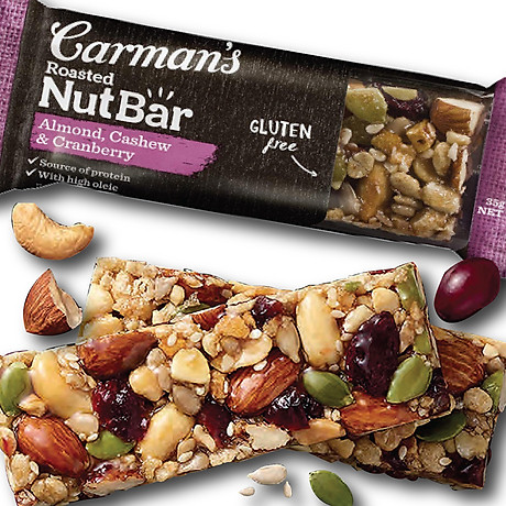 thanh hạt Nut bar Carman's