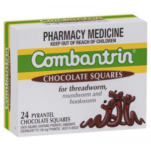 Thanh tẩy giun Combantrin Chocolate Squares Úc – Thơm ngon, tiện lợi