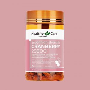 Viên uống Cranberry Healthy care 25000mg của Úc