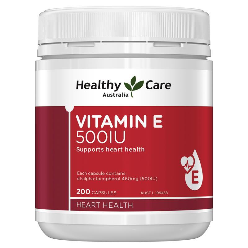 Viên uống vitamin E Healthy Care của Úc