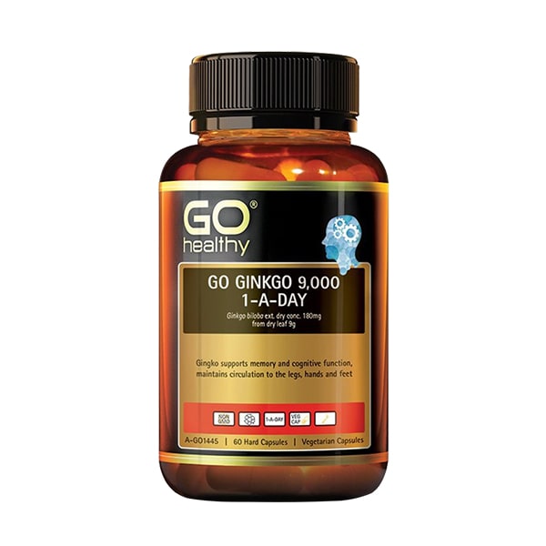 Viên uống bổ não Go Ginkgo 9000 Go Healthy. 