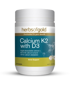 Herbs of Gold Calcium K2 with D3