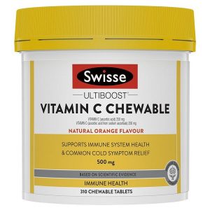 Swisse Vitamin C Chewable – Vitamin C nhai Swisse 310 viên Úc