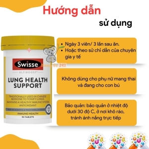 Bổ phổi Swisse Lung Health Support