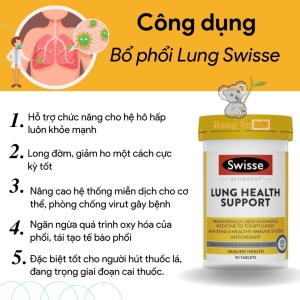 Bổ phổi Swisse Lung Health Support