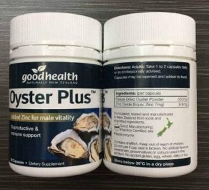 Tinh chất hàu Oyster Plus Goodhealth gồm những thành phần gì?