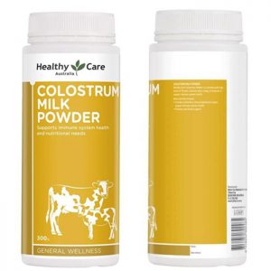 Review chân thực Sữa bò non Healthy Care Colostrum Milk Powder