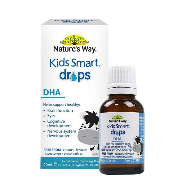 Dầu cá cho bé: DHA Nature’s Way Kids Smart Drops
