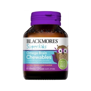 Blackmores Super Kids Omega Brain Chewables Úc cho bé