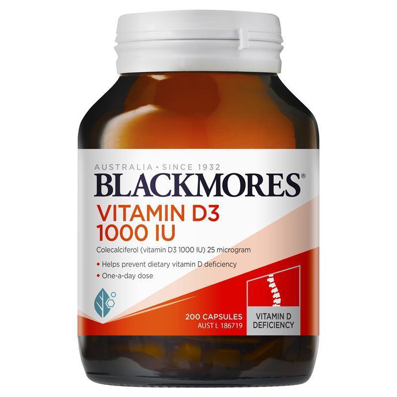 [MẪU MỚI] Vitamin D Blackmores 1000iu 60 viên của ÚC