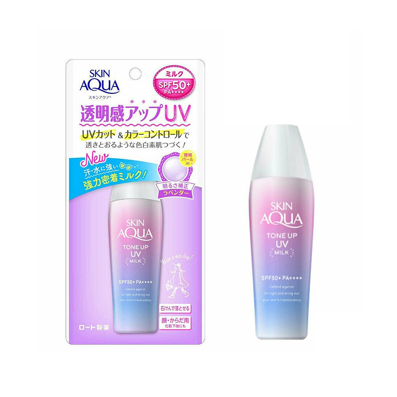 Xịt chống nắng Skin Aqua Tone Up UV Spray Lavender 