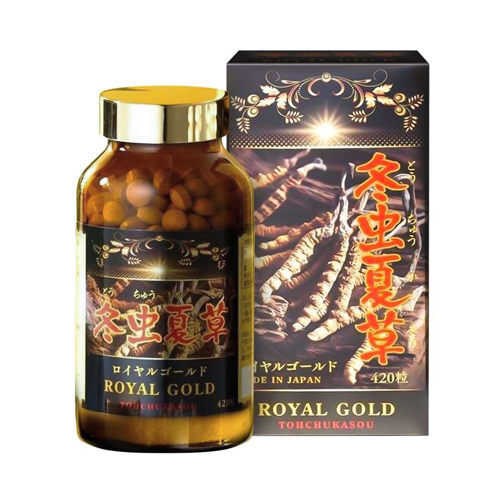 Đông trùng hạ thảo Tohchukasou Royal Gold nội địa Nhật Bản 420 viên