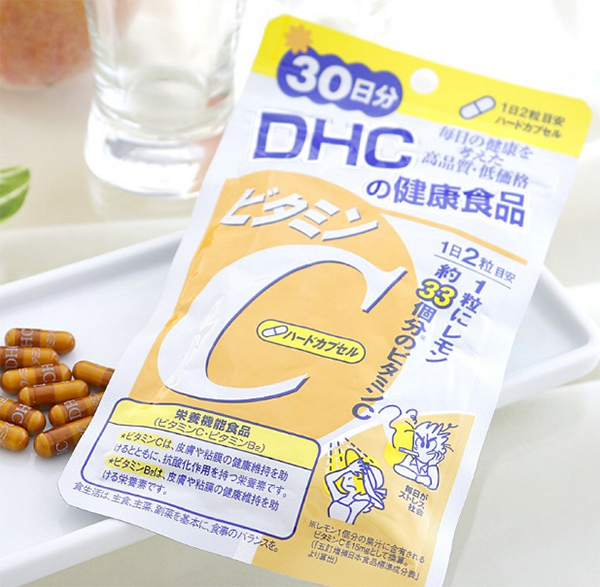 Vitamin C DHC Nhật Bản gói 60 ngày làm đẹp, trắng da, tăng sức đề kháng