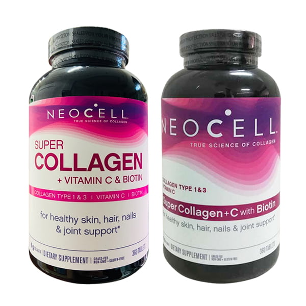 Viên uống NeoCell Super Collagen +C Type 1&3 360 Viên của Mỹ