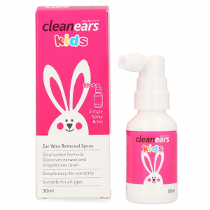 Xịt tan ráy tai Clean Ears Kids Spray của Úc cho bé từ 2m+