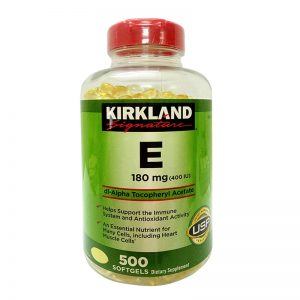 Viên uống Vitamin E Kirkland 400IU 500 viên của Mỹ