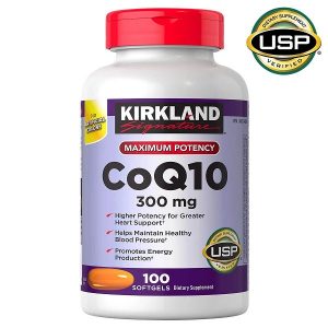 Kirkland CoQ10 300mg 100 viên của Mỹ hỗ trợ tim mạch khỏe mạnh