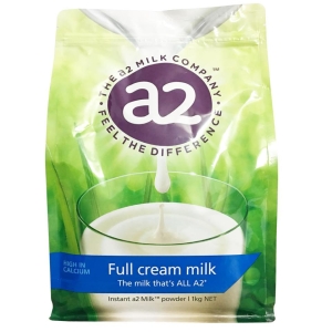 Sữa A2 nguyên kem Full Cream Milk của Úc dạng gói 1kg