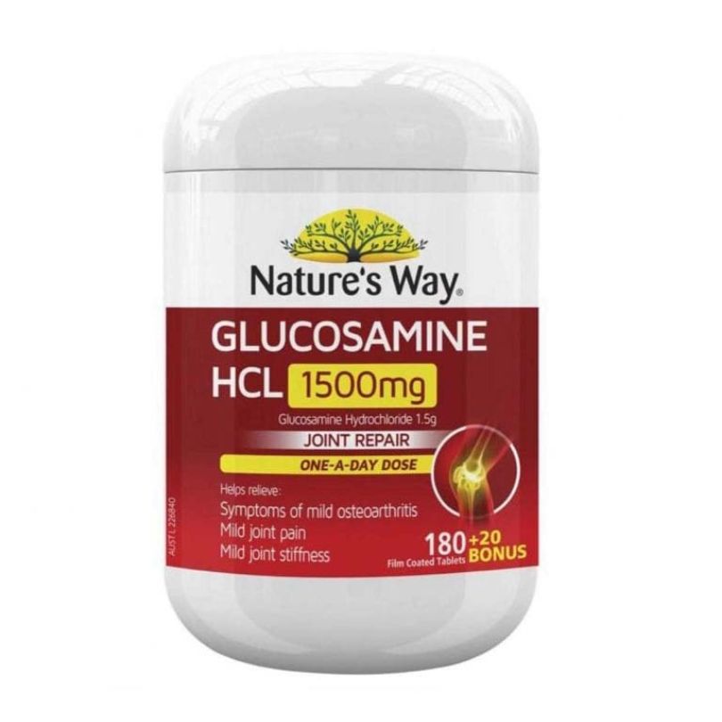 Viên uống bổ khớp Nature’s Way Glucosamine HCL 1500mg 180 viên