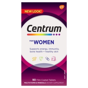 [MẪU MỚI] Vitamin tổng hợp Centrum for Women cho nữ dưới 50 tuổi của Úc 90 viên
