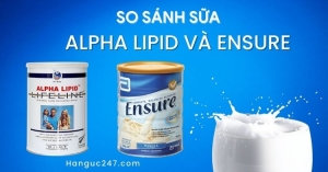 So sánh chi tiết sữa Alpha Lipid Lifeline và sữa Ensure