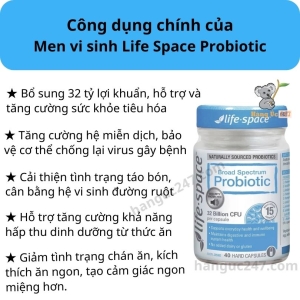 công dụng Men vi sinh Probiotic